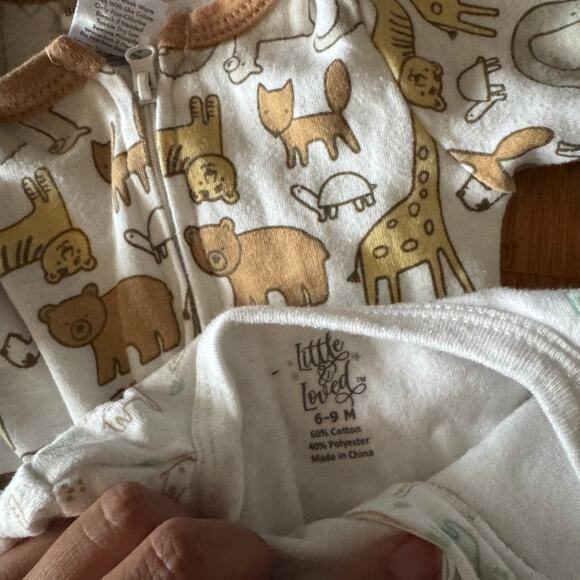 Baby Boy Clothing Bundle 6-9 months long sleeve pajamas one piece - Picture 5 of 6